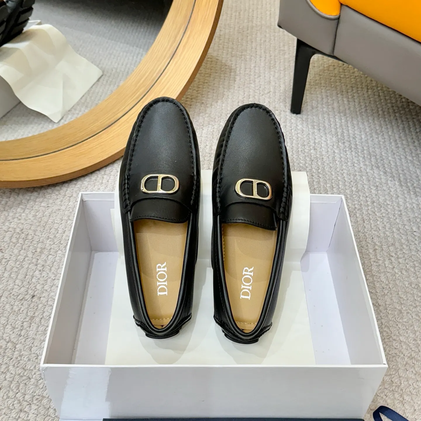 Men's clothing and shoes 💰420! (Yangli) Quality DIOR [Dior’s latest arrival] real auction hot-selling Doudou shoes 🔍DIOR) new Doudou shoes 👍Belgian designer Martin Margiela serves as Gucci shoe designer y full of charm, luxury style gentleman upper: imported cowhide, lining with spring sweat-absorbent first-layer sheepskin. Outsole Brand outsole, the last stitching on the bottom will never come off; equipped with classic Gucci exquisite hardware C D buckle💋The whole pair of shoes is fashionable and casual without losing high-end style; standard 38-46